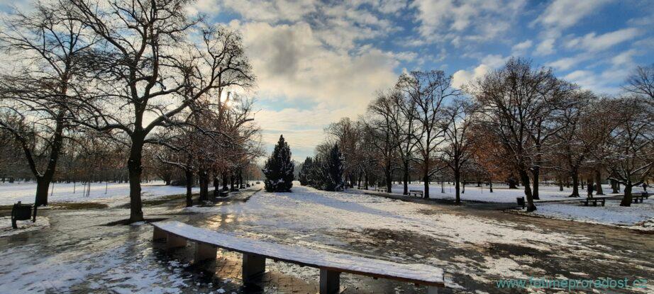 Plzeň - Borský park v zimě